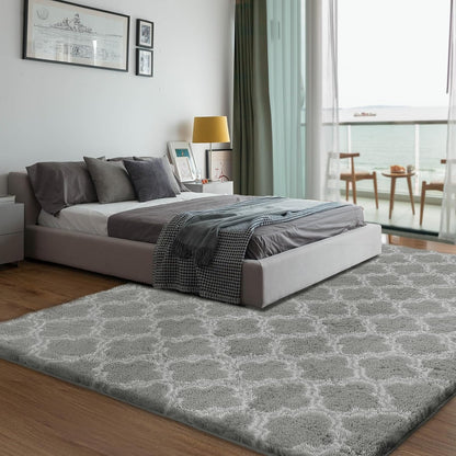 Shag Area Rug 5x7 Feet, Extra Soft High Pile Indoor Carpet for Living Room, Bedroom, Kids Room Decor
