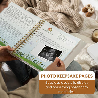 Only Zest Keepsake Baby Memory Book for Boys and Girls - First 5 Years Baby Book Journal with Photo Album - Scrapbook Kit for Milestones, Gender Neutral Gifts