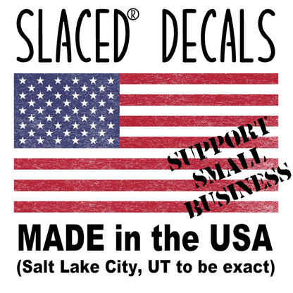 Have The Day You Deserve Decal 3 Pack: Die Cut Vinyl - Have The Day You Deserve Skeleton Peace Sign Decals (Black, Large ~5")