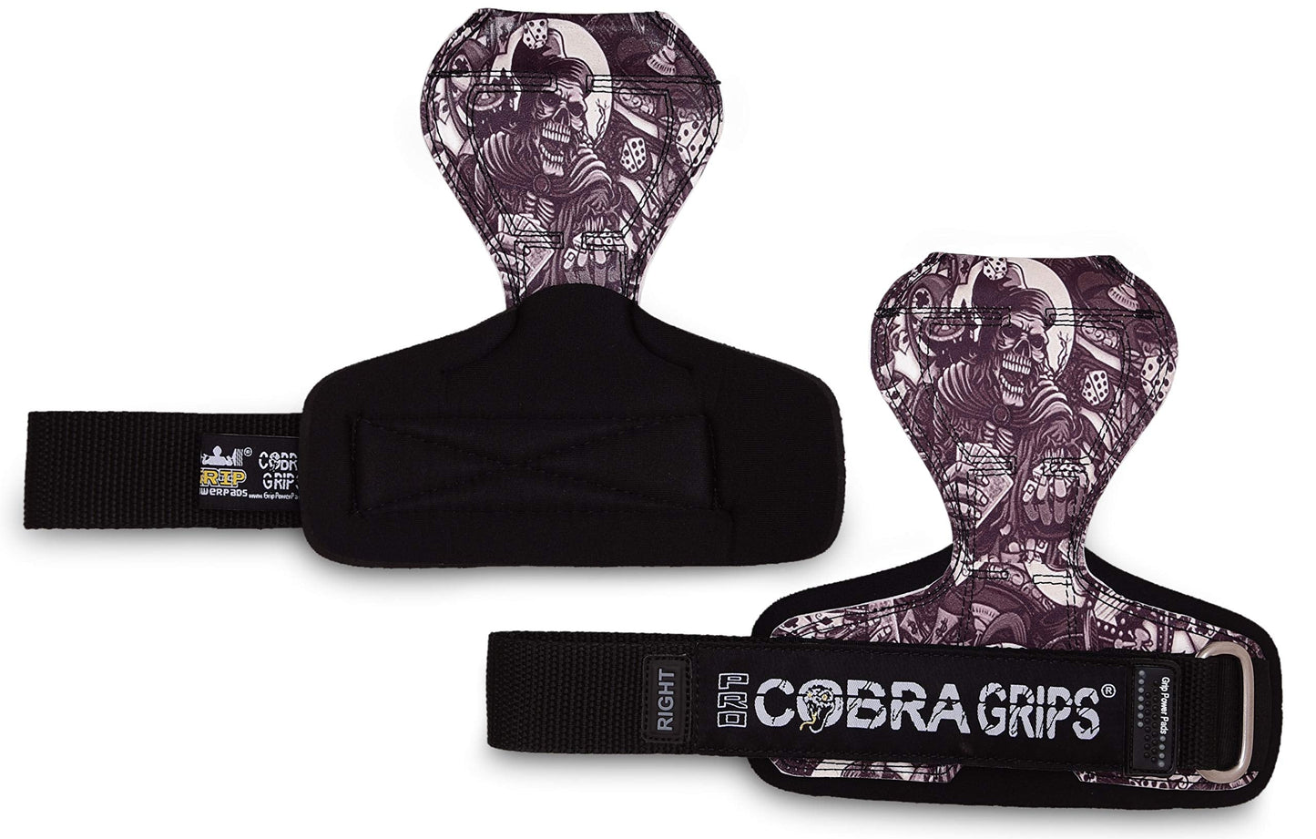 Cobra Grips PRO Weight Lifting Gloves Heavy Duty Straps Alternative Power Lifting Hooks for Deadlifts Adjustable Neoprene Padded Wrist Support Bodybuilding