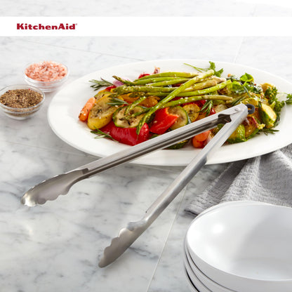 KitchenAid Stainless Steel Long Tongs, 14 Inch