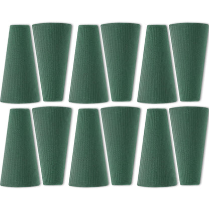 Shihanee 12 Pcs Floral Foam Cones for Artificial & Fresh Flowers, 4.72 x 2.8 Inch Wet & Dry Green Foam Blocks for Cemetery Vase Inserts, Wedding Centerpieces, and DIY Flower Arrangement Supplies