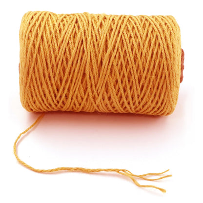 IMROPE 3mm x 1000 Feet Orange Jute Rope, Twine for Gardening Tomato Climbing Plant Tie Floristry Crafts Gift Wrapping Packing Decor