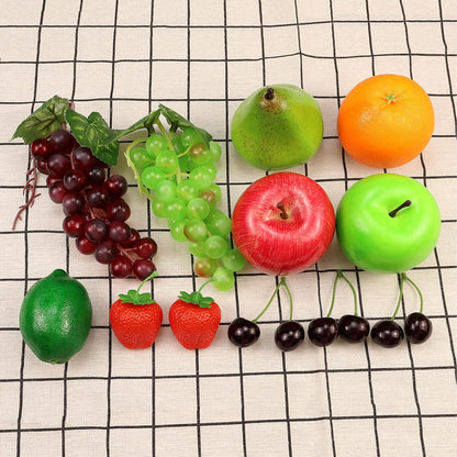 20 Pack, Pcs Fake Fruit Artificial Fruit for Decoration Party, Realistic Fake Fruits Table Centrepieces Decoration Home