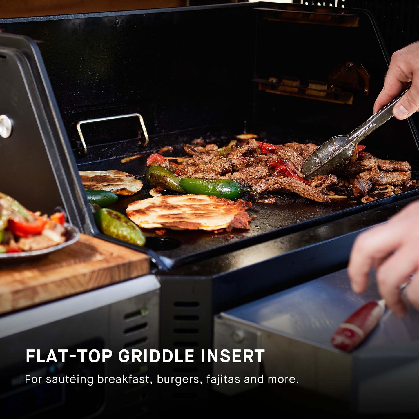 Masterbuilt® Gravity Series® 800 Smoker Grill - Charcoal Grill plus Griddle Insert, Digital Control, App Connectivity, 800 Cooking Square Inches in Black, Model MB20040221