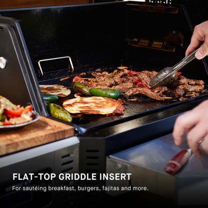 Masterbuilt® Gravity Series® 800 Smoker Grill - Charcoal Grill plus Griddle Insert, Digital Control, App Connectivity, 800 Cooking Square Inches in Black, Model MB20040221