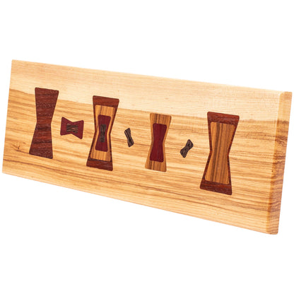 MLIS Nested WW Butterfly - Acrylic Router Inlay Templates for Precise Wood Inlay Designs by Tarter Woodworking (MLIS) Multiple Layer Inlay System, Works with Router Inlay kit, Made in USA