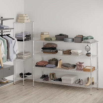 Regal Altair 24" Deep x 72" Wide x 54" Height Wire Shelving Kit | 4-Tier | NSF Commercial Storage Rack Unit