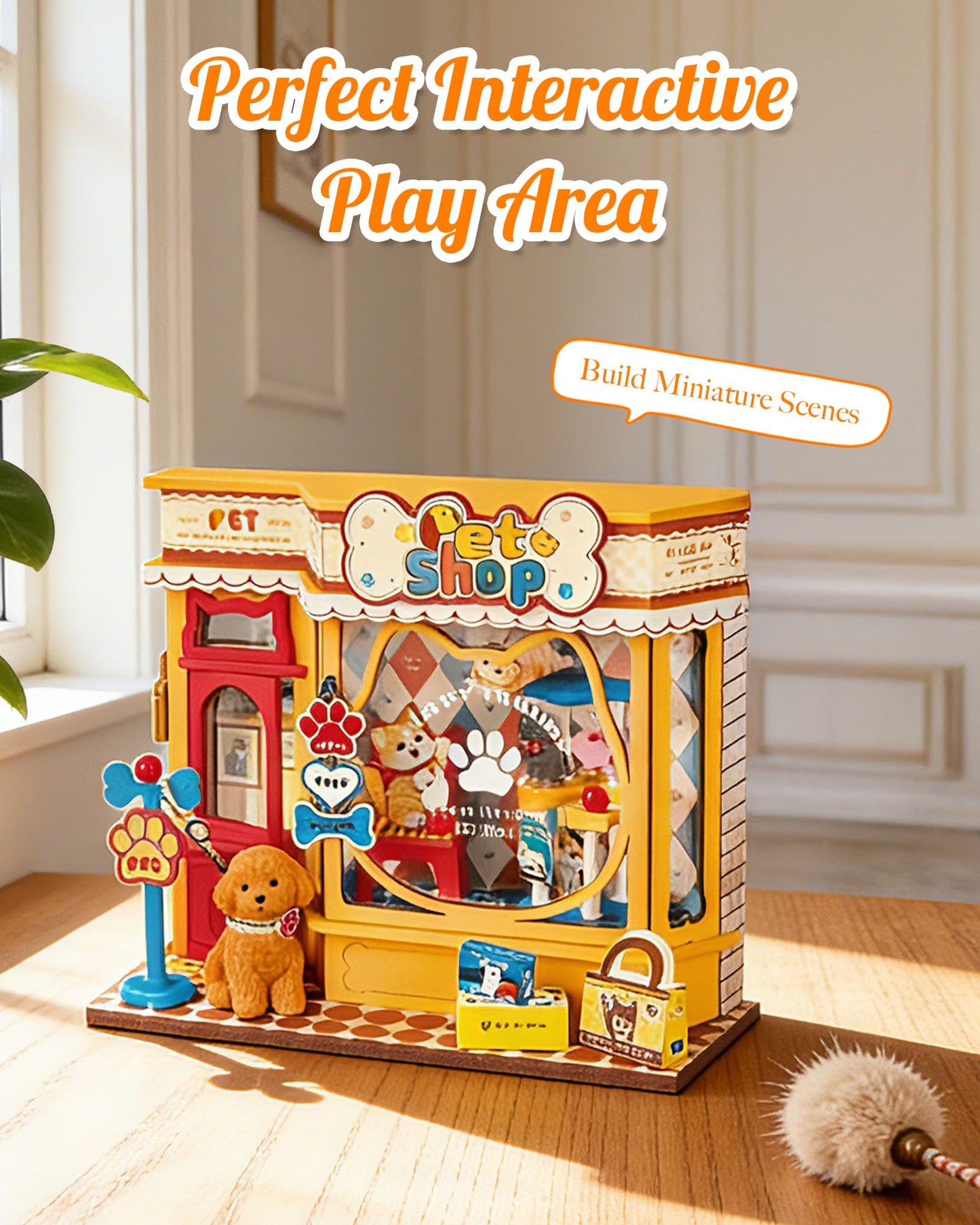 Rolife DIY Miniature Kit Mini Building Dollhouse Sweetie's Donut Shop, Miniverse Lifestyle Mini Bookshelf Decoration, DIY Hobbies for Friends (Sweetie's Donut Shop)
