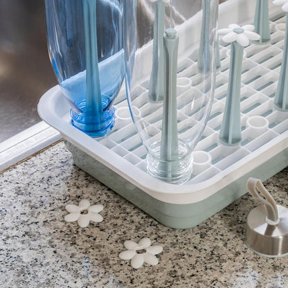 Countertop Large Bottle Drying Rack - Ideal for Insulated Water Bottles, Drinking Glasses, Sports Bottles, Baby Bottle