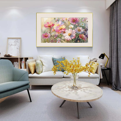 JOOZ Large Diamond Painting Kits for Adults - DIY 5D Flowers Diamond Art Kits for Adults, Full Drill Flowers Diamond Art Painting, Gem Art Kits for Home Wall Decor (27.5 X 15.7 Inch)