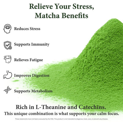 KANEMATSU Ceremonial Grade Matcha Powder 1.75oz Tin, Japanese JAS Certified Organic, Antioxidant Rich with Caffeine & L-Theanine for Focus & Relaxation, Kosher Non-GMO Green Tea (50g)