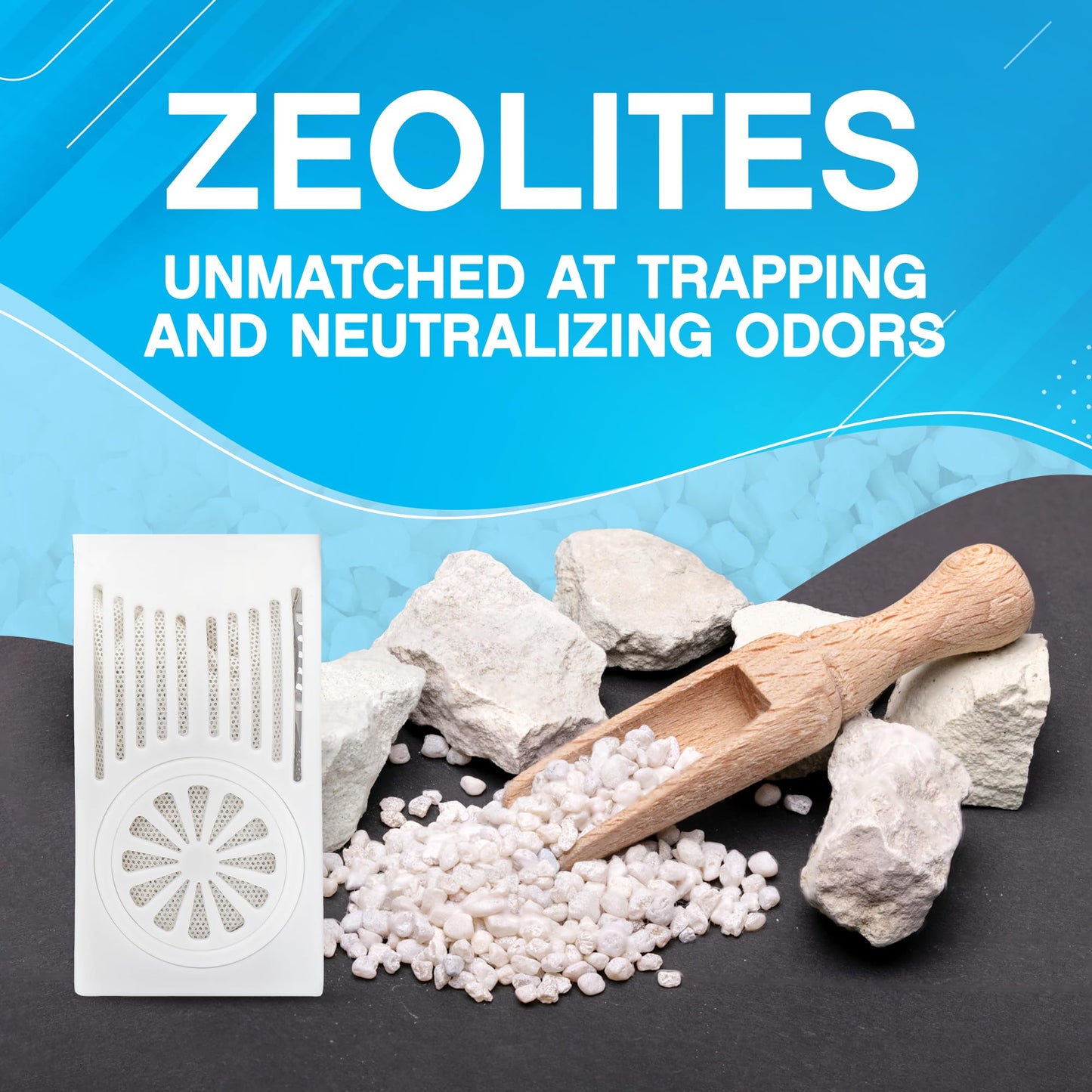 NonScents Refrigerator Deodorizer – Odor Eliminator for Fridge & Freezer – Outshines Baking Soda & Deodorizer with Activated Charcoal – Unscented & Long-Lasting, Freshen Refrigerator (2-Count)