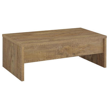 Coaster Home Furnishings - Canoga - Wood - Lift-Top Coffee Table with Hidden Storage, Pop-Up Design and Three Compartments - Living Room - Mango - 706358