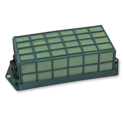 FloraCraft Floral Cage Arranger with Floral WetFōM 3.25 Inch x 4.75 Inch x 9.5 Inch Green