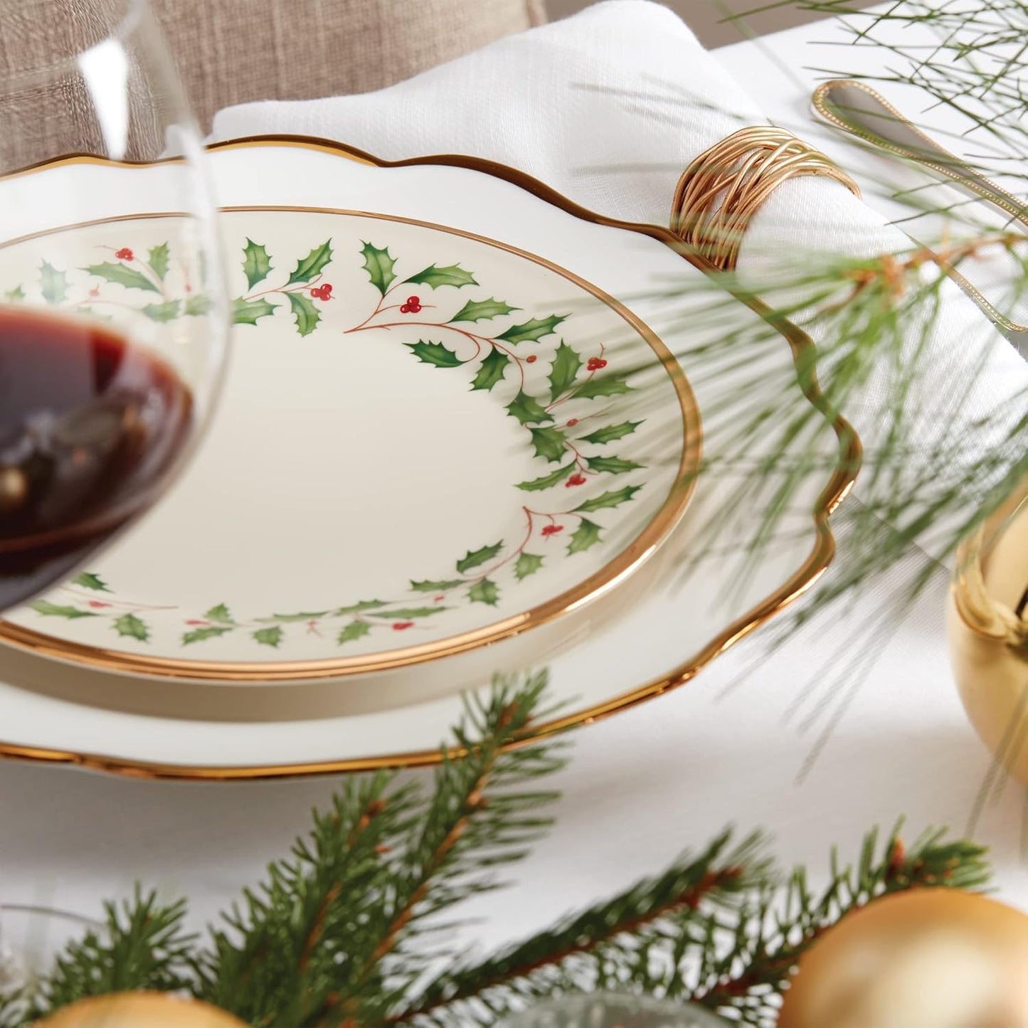 Lenox Holiday Salad Plate, Christmas Dinnerware, 146504010