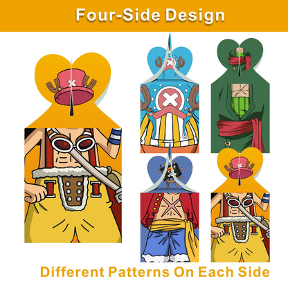FFGJA 12pcs H Party Gift Boxes Goodie Boxes for Cartoon Theme Birthday Party Supplies, Decorations Boxes Candy Boxes.
