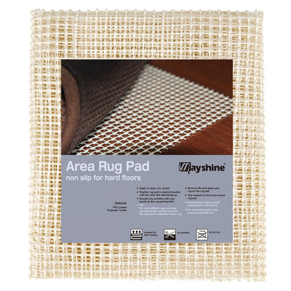 Non Slip Area Rug Gripper 3x5 Feet, Rug Gripper for Hardwood Floors, Laminate, Vinyl, Stone & Tile, Anti Slip Area Rug Pad for Under Rugs
