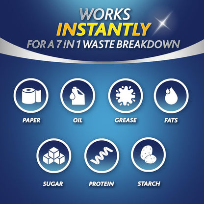 RID-X Septic Tank Treatment Pods – 3 Month Supply, Dual Action Enzymes and Bacteria to Break Down Waste & Prevent Backups