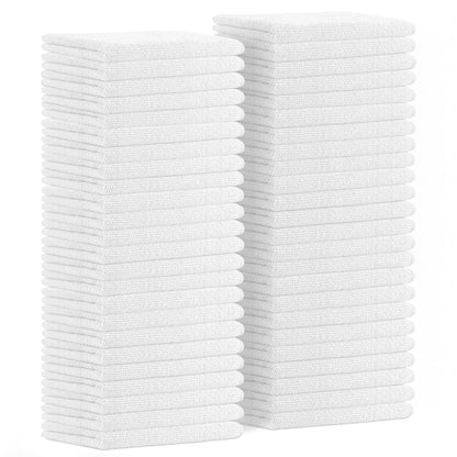 Avalon Towels Microfiber Cleaning Cloths (Value Pack of 48) - Size 16 x 16 Inches, Highly Absorbent Cleaning Rags, Lint Free, Reusable and Washable, Microfiber Towels for Cars