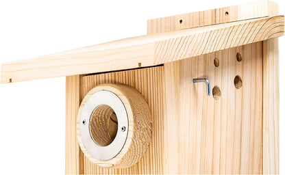 WHITEHORSE Bird House Predator Guards - Set of 5 Stainless Steel Rings with 5 Different Hole Sizes