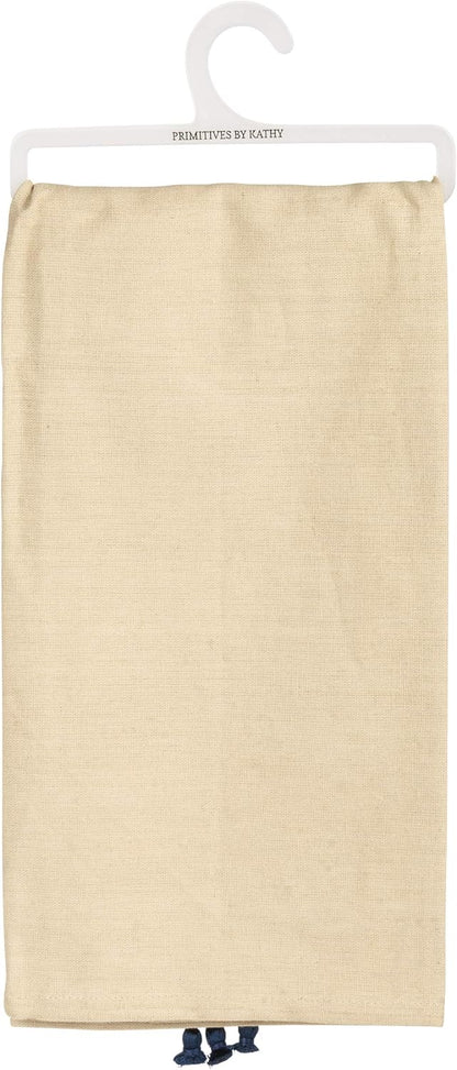 Primitives by Kathy Patriotic Embroidered Dish Towel - 20"x 26", Faith Family Freedom