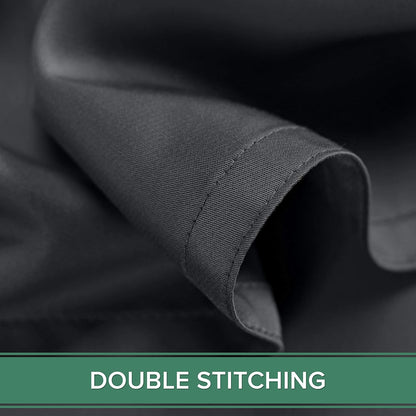 Pure Bamboo Twin Sheets - Luxuriously Soft & Cooling 100% Organic Viscose Bed Sheet Set | Charcoal Color