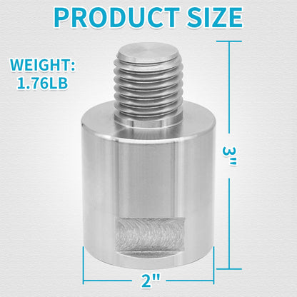 PNBO Woodworking Lathe Headstock Spindle Adapter, Converts 1" x 12tpi to 1" x 8tpi