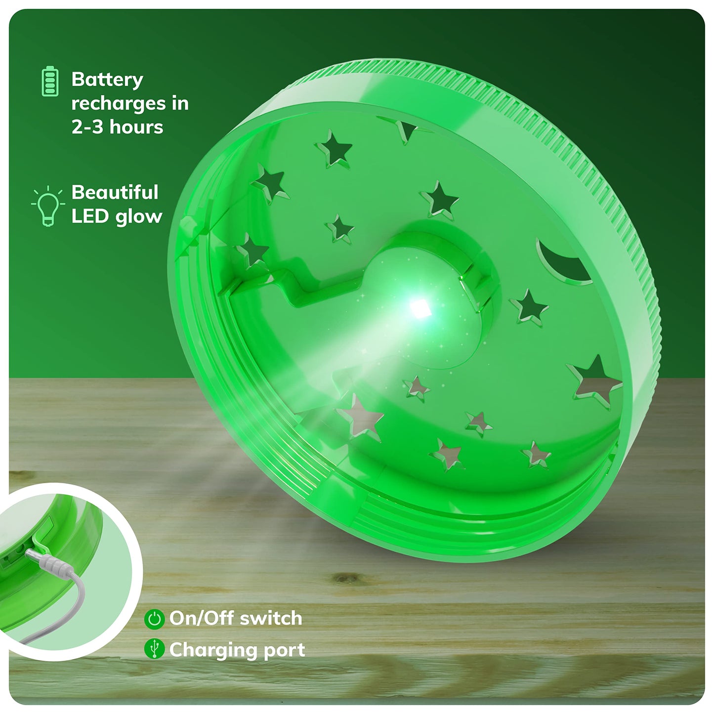 Dan&Darci Light-Up Terrarium Kit for Kids - STEM Science Kit - Educational DIY Toy for Boys & Girls - Birthday Gift - Craft Project Idea for Ages 6 7 8 9 10 11 12 Year Old - Craft for Boys