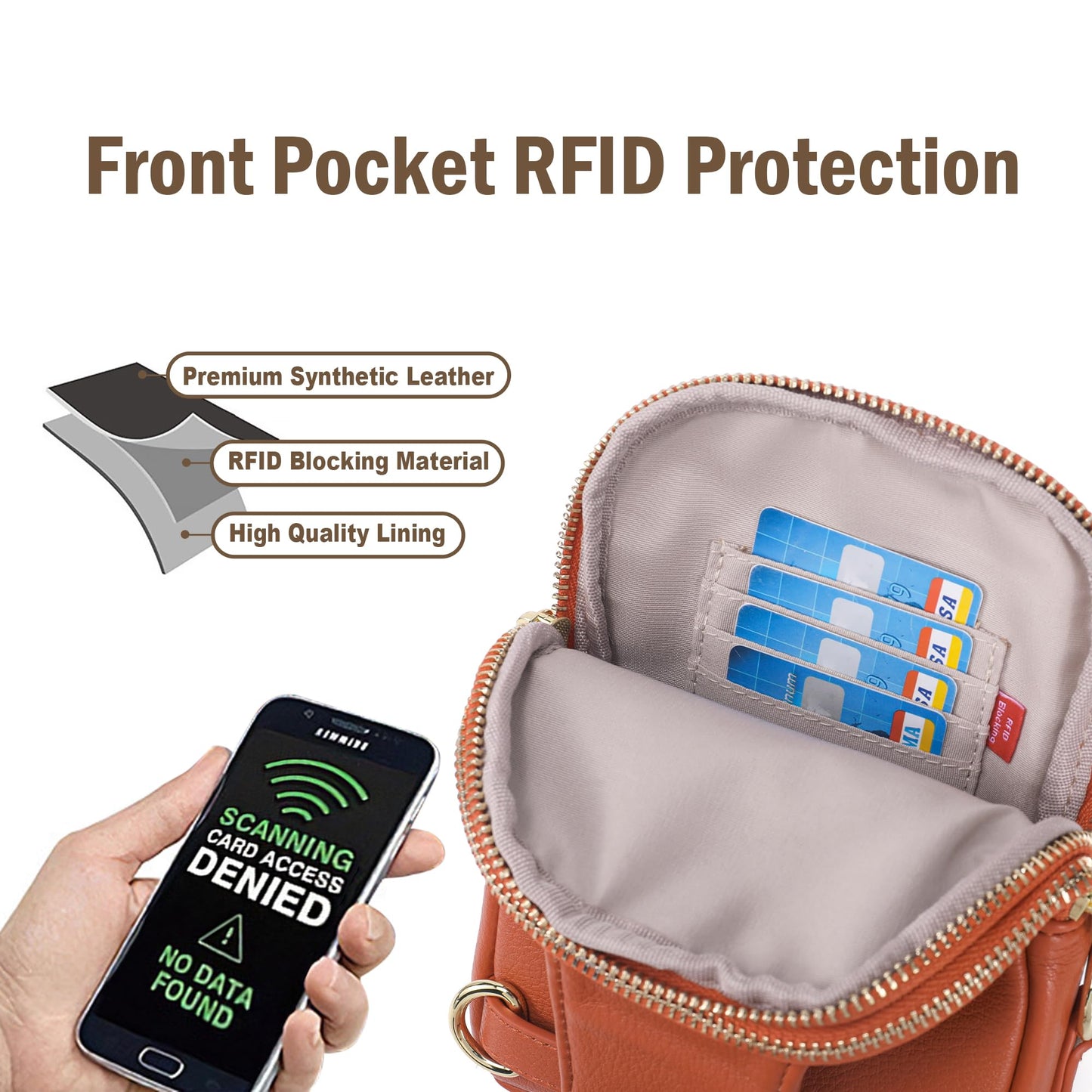 INICAT Anti Theft Crossbody Bags for Women Travel Small Sling Bags Cross Body Bag Purses for Woman