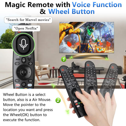 Voice Replacement for Google-Chromecast-Remote, G9N9N for Chromecast with Google TV Remote, for Google TV Streamer (Only for Snow Chromecast Google)