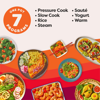 Instant Pot 4QT RIO Mini 7-in-1 Multi-Cooker, Pressure Cooker, Slow cook, Sauté, Steam, Rice Maker, Yogurt, & Warmer, Black, 4 Quarts