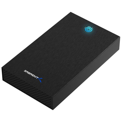 SABRENT USB 3.0 Enclosure for 2.5” & 3.5” SATA HDD/SSD – Tool-Free, UASP, LED Indicator, Plug & Play, Power Adapter & Cable Included – External Hard Drive Case for Windows/macOS/Linux (EC-KSL3)
