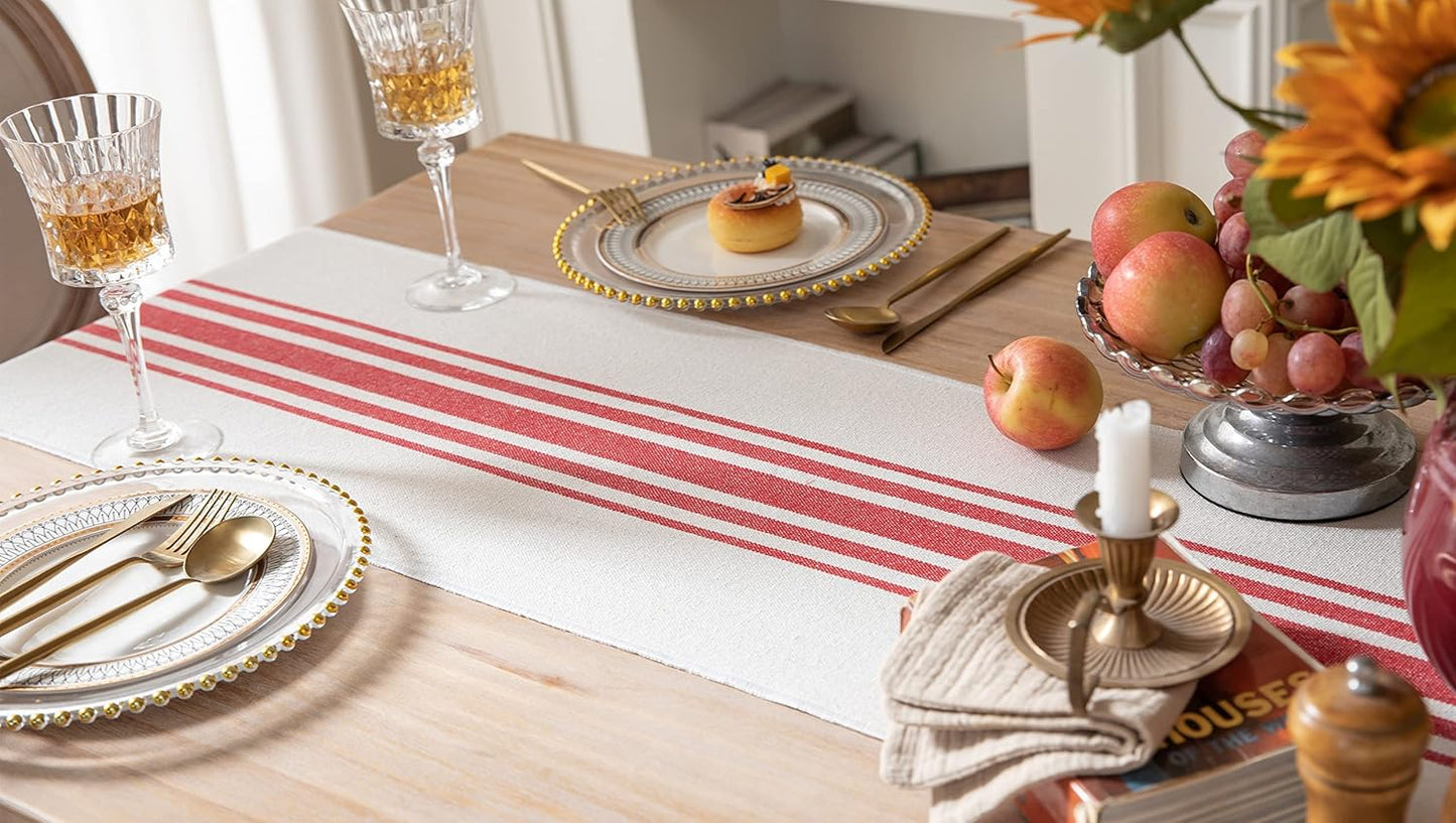 13 72 Inch Christmas Table Runner x for Dining Table, Boho Christmas Decorations, Coffee Table Runner with Handcrafted