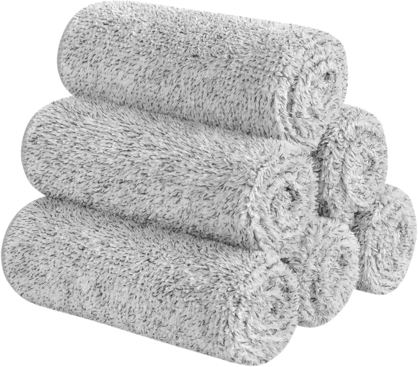 12Inch 12Inch SINLAND Microfiber Face Cloths Highly Absorbent Washcloths Soft Feel Fingertip Towels Multi-Purpose Wash