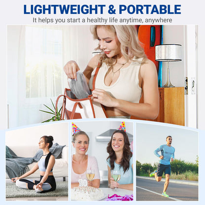Posture Corrector for Women and Men, Adjustable Upper Back Brace, Spine Support Straightener, Neck, Shoulder, Back and Lumbar Pain Relief, Comfortable & Breathable
