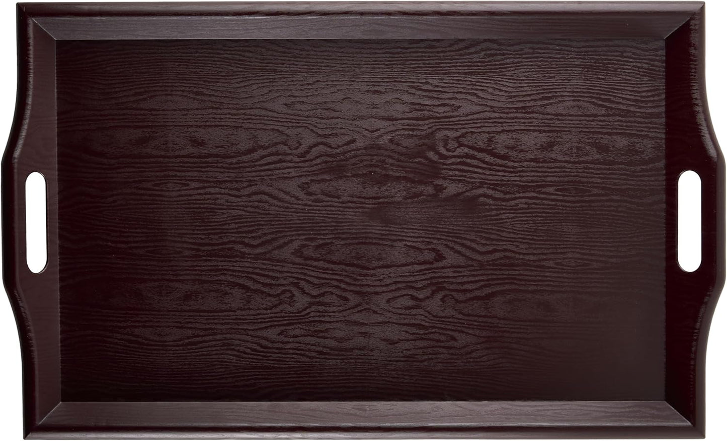 GET RST-2517-1-M 25" 16", G.E.T. Coffee Table / Ottoman Tray with Handles, x Mahogany