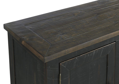 Martin Svensson Home Monterey TV Stand, Black with Brown Top