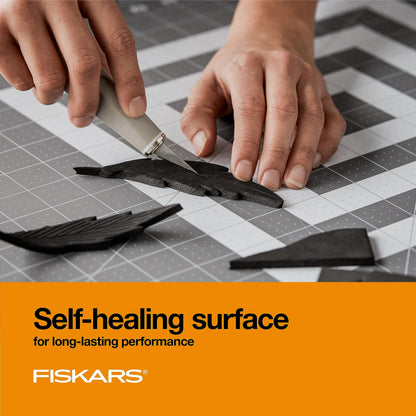 Fiskars Self Healing Cutting Mat for Quilting, Arts and Crafts, 24" x 36" Grid, Sewing Mat, Craft Cutting Board, Sewing Supplies and Quilting Tools