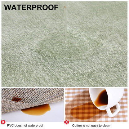 homing Faux Leather Heat Resistant Placemats 12 Packs, Waterproof Wipeable Dining PU Place Mats for Indoor & Outdoor, Easy to Clean, Light Green