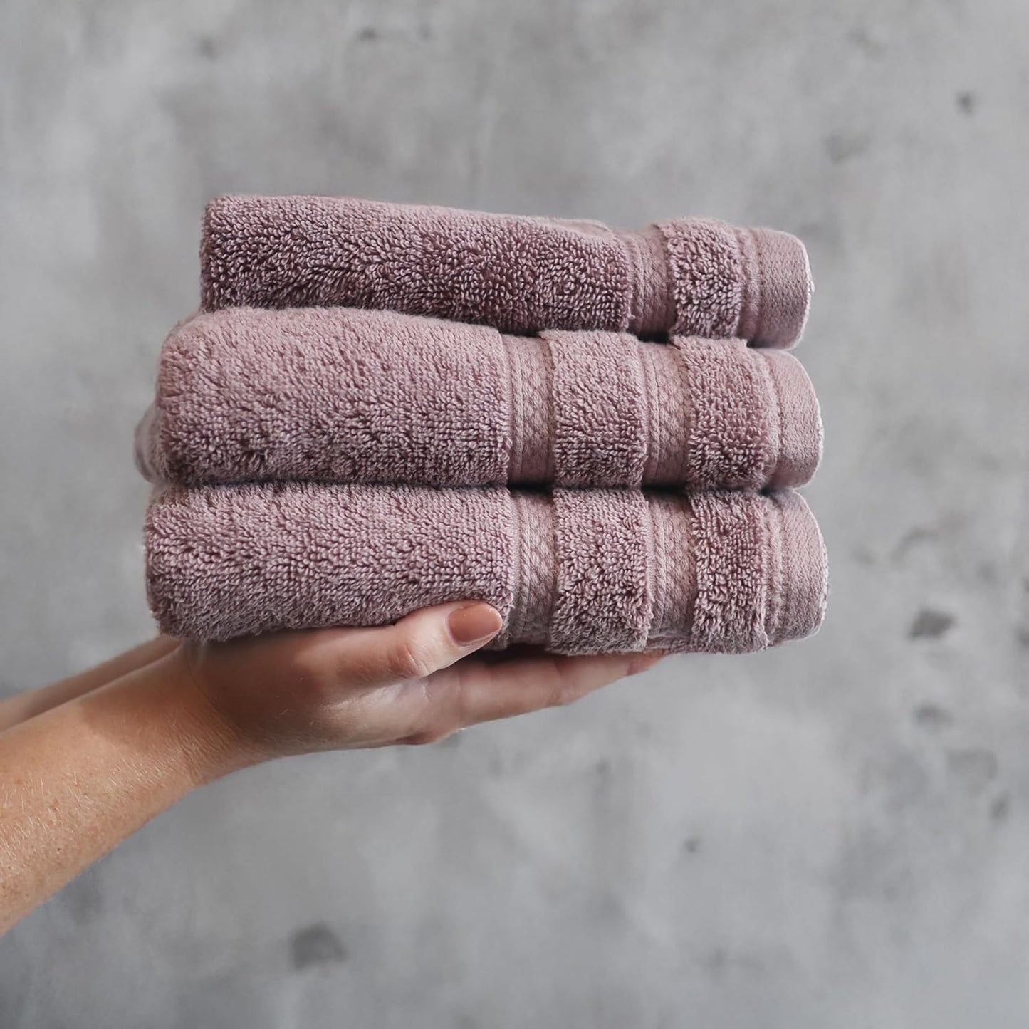 1888 625 100% Pack 4 Set, Mills GSM Premium Cotton Washcloths of Luxury Washcloth Highly Absorbent & Quick-Dry Plush