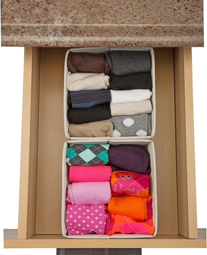 Simplify Nedium Drawer Organizer, Faux Jute (25513-FEJ)