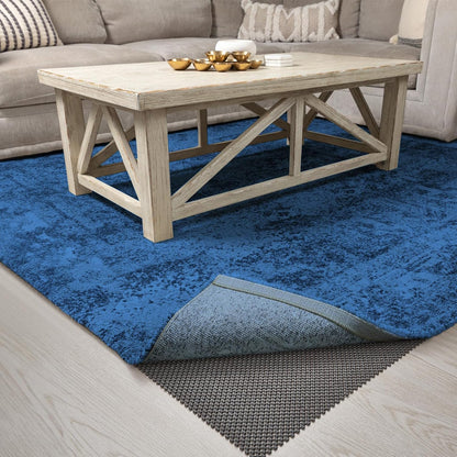 Veken Rug Pad Gripper - Non-Slip Thick Dark Grey Mat for Hardwood & Tile Floors | 7x10 Ft Anti-Skid Solution