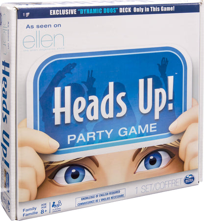Head’s Up Party Game 4th Edition, Word Guessing Board Game for Kids and Families Ages 8 and up