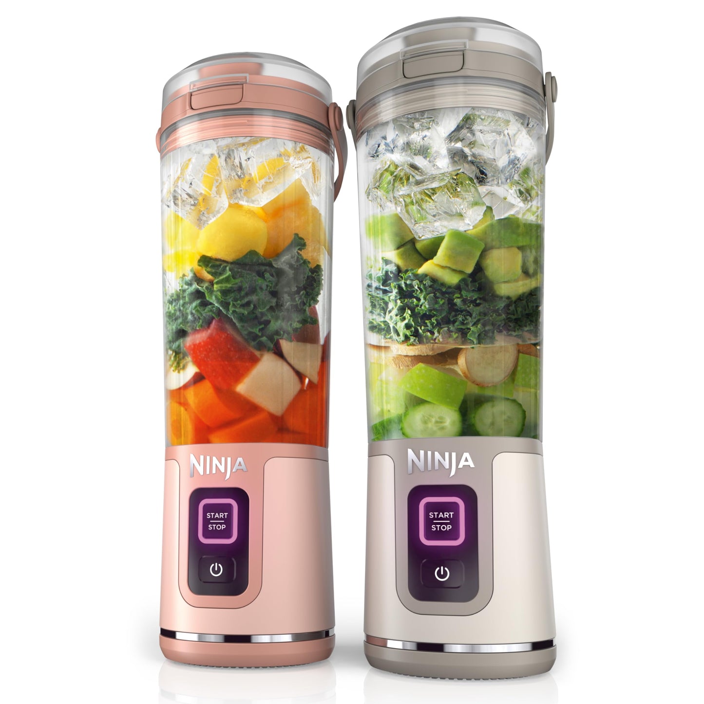 Ninja BC151BK Blast Portable Blender, Cordless, 18oz. Vessel, Personal Blender-for Shakes & Smoothies, BPA Free, Leakproof-Lid & Sip Spout, USB-C Rechargeable, Dishwasher Safe Parts, Black