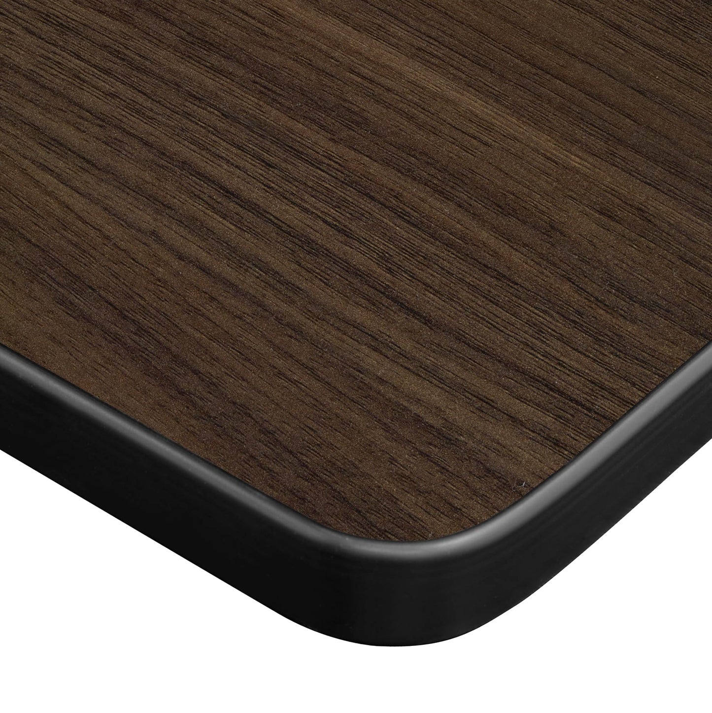 Regency Kobe 60 x 24 in. T-Base Training Seminar Table- Neo Walnut, 2 M Stack Chairs- Burgundy