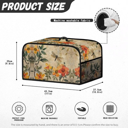 Van Gogh Wheatfield Slow Cooker Cover, Dust Cover for Most 6-8 Quart Oval Slow Cookers for Kitchen Decoration