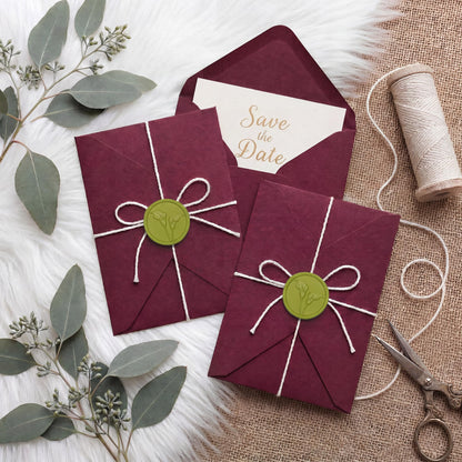UNIQOOO Wax Seal Stickers - 3D Calla Lily Floral Wedding Invitation Envelope Seal Stickers, 50 Pcs Self- Adhesive Chartreuse Green Flower Wax Seals, Perfect for Bridal Shower, Gift Wrapping