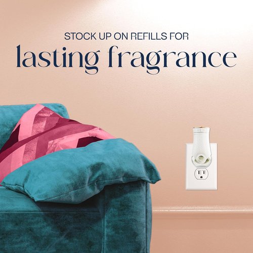 Glade PlugIns Refills Air Freshener - Lemon Zest & Poppy Scented Essential Oils, 1.34 Fl Oz | 2 Count