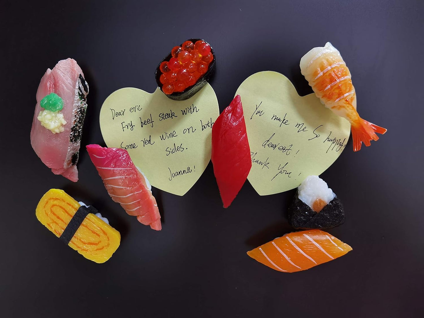 Cute Sushi Fridge Magnet, Japanese Food Fun Magnets for Refrigerator, Fake Sushi Food Play Toys for Kitchen Decoration